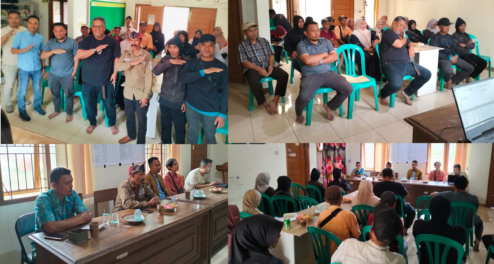 Lelang Pengadaan Material Program BSPS 2026 di Desa Bungur Raya Berjalan Lancar
